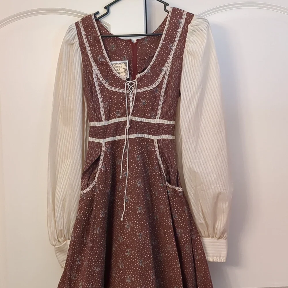 Gunne Sax Vintage Calico Dress - Picture 2 of 14